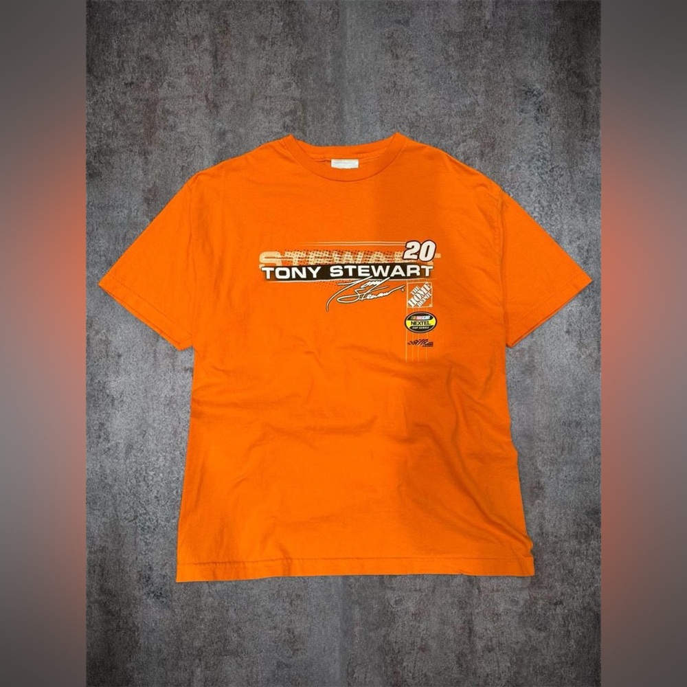 vintage tony stewart racing tee.